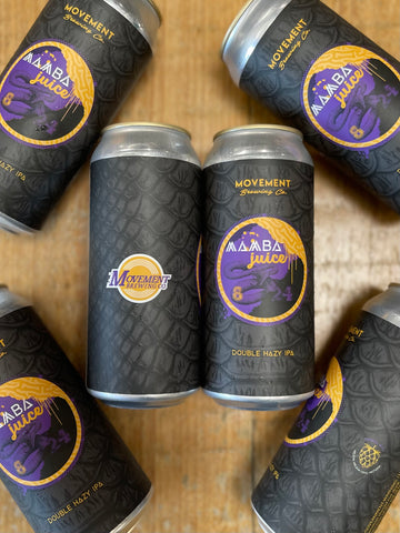 Mamba Juice // Hazy DIPA // 4 Pack-16oz cans