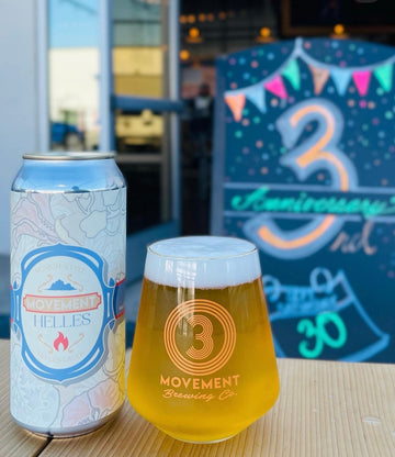 Movement Helles // Helles Lager // 4 Pack- 16oz cans