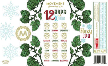 12 Hops of Xmas // Hazy IPA // 4 Pack-16oz cans