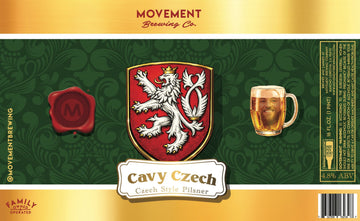 Cavy Czech // Czech Style Pilsner // 4 Pack- 16oz cans