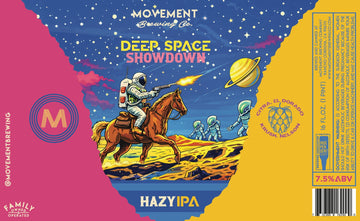 Deep Space Showdown // Hazy IPA // 4 Pack-16oz cans