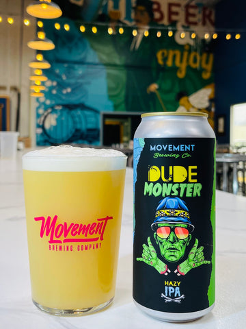 Dude Monster // Hazy IPA // 4 Pack-16oz cans