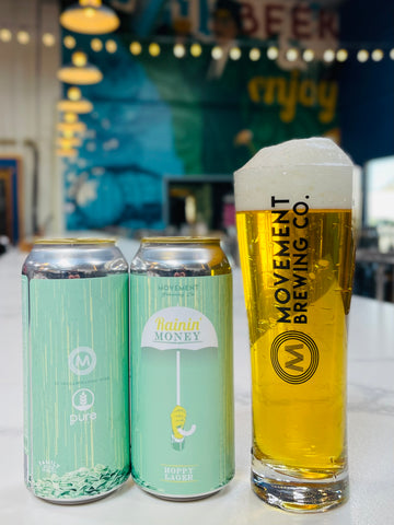 Rainin' Money // Hoppy Lager // 4 Pack-16oz cans