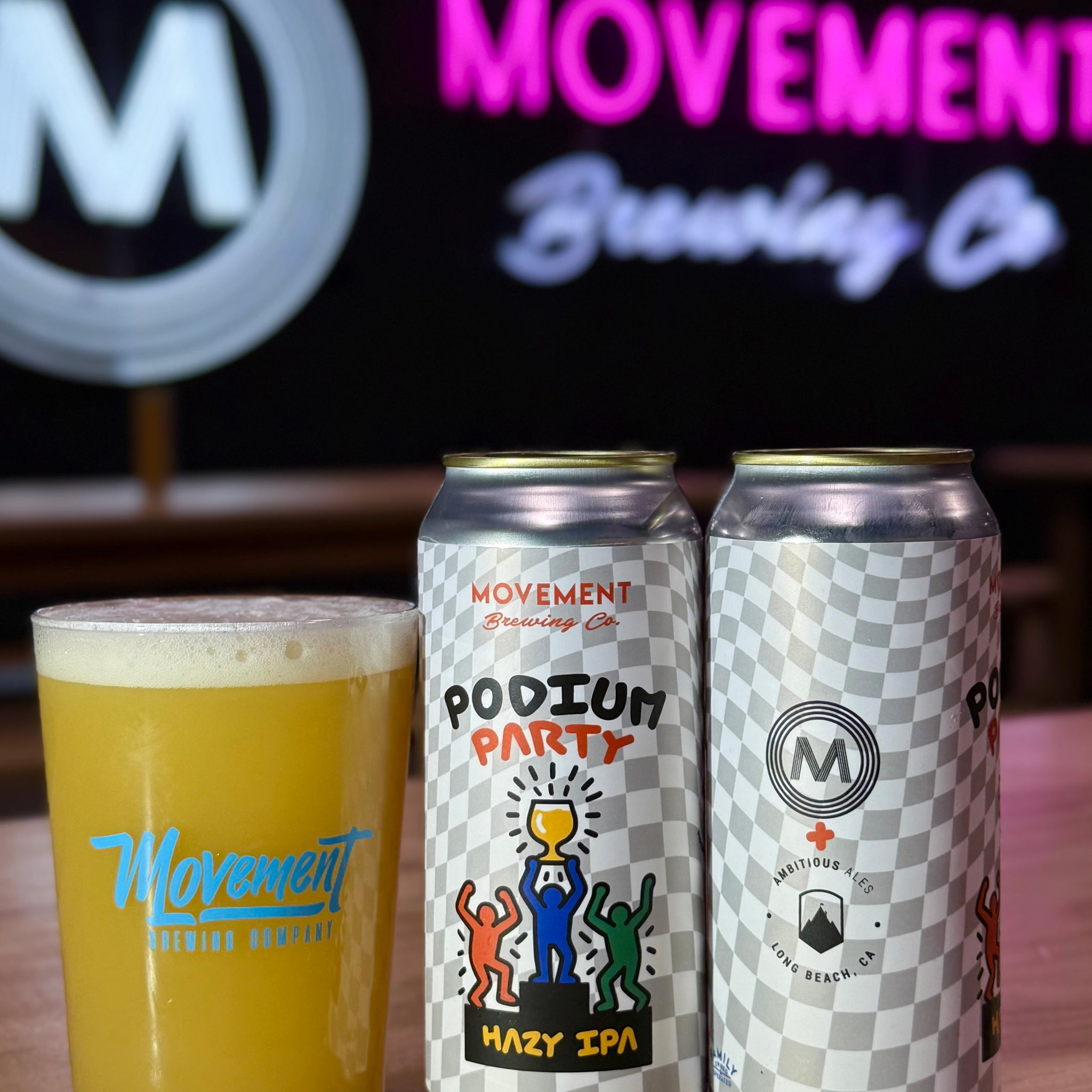 Podium Party // Hazy IPA // 4 Pack-16oz cans