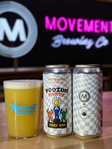 Podium Party // Hazy IPA // 4 Pack-16oz cans