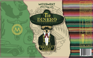 Tio Dinero // Mexican Lager // 4 Pack- 16oz cans
