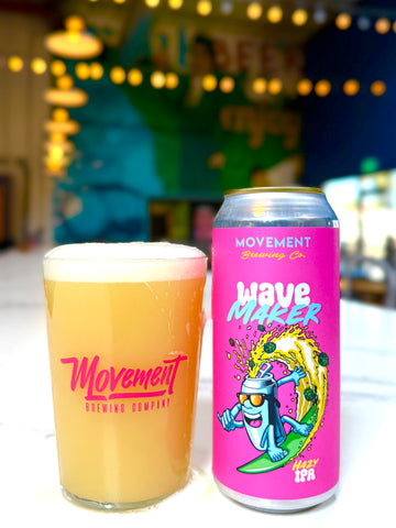 Wave Maker // Hazy IPA // 4 Pack-16oz cans