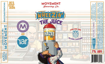 Wheezin' The Juice // Hazy IPA // 4 Pack-16oz cans