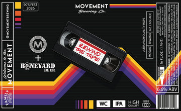 Rewind The Tape! // West Coast IPA // 4 Pack-16oz cans