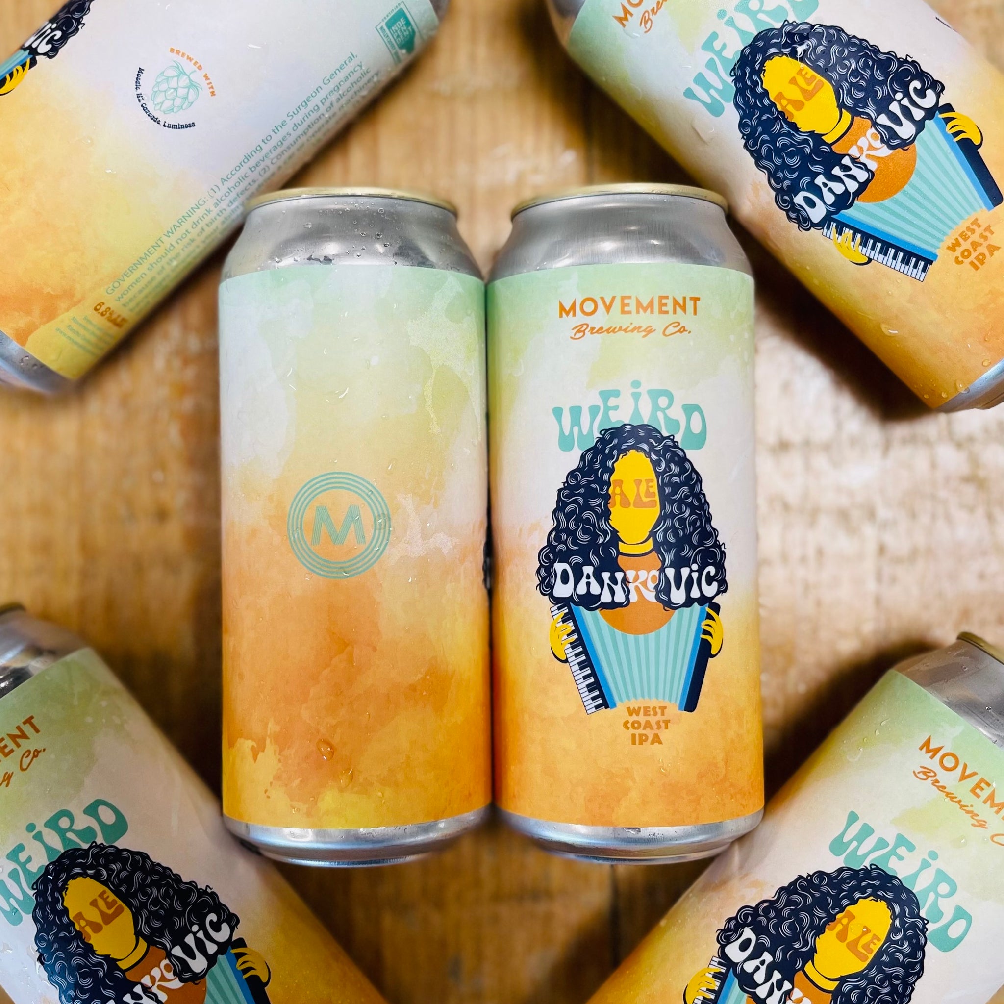 Weird Ale Dankovic // West Coast IPA // 4 Pack-16oz cans