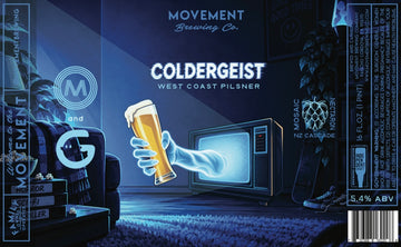 Coldergeist // West Coast Pilsner // 4 Pack- 16oz cans