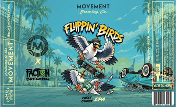 Flippin Birds // West Coast IPA // 4 Pack-16oz cans