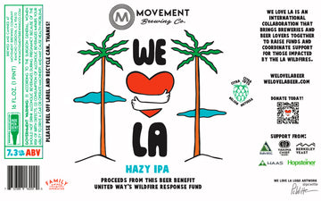 We <3 LA // Hazy IPA // 4 Pack-16oz cans