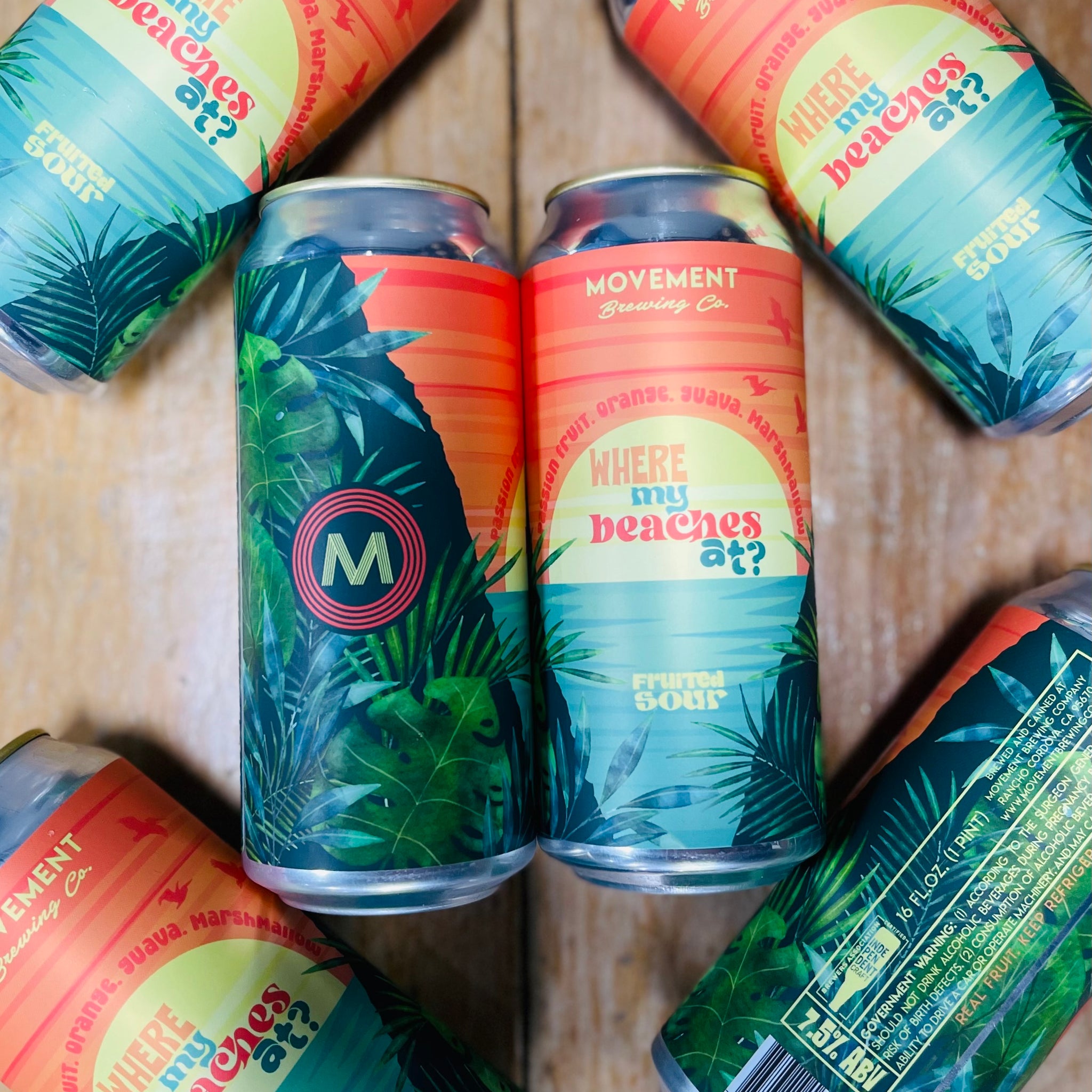 Where My Beaches At? // Fruited Sour // 4 Pack-16oz cans