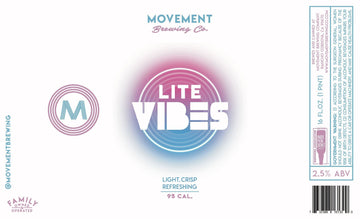 LITE VIBES // Light Ale // 4 Pack-16oz cans