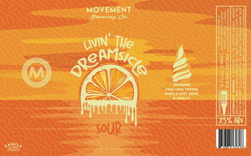 Livin' The Dreamsicle // Fruited Sour // 4 Pack-16oz cans