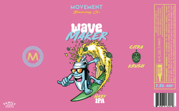 Wave Maker // Hazy IPA // 4 Pack-16oz cans