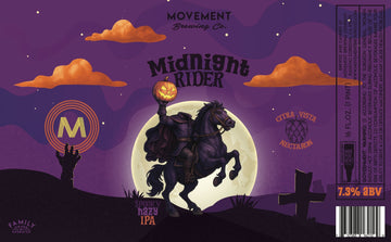 Midnight Rider // Hazy IPA // 4 Pack-16oz cans