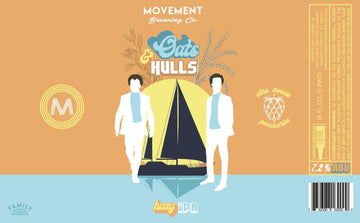 Oats & Hulls // Hazy IPA // 4 Pack-16oz cans