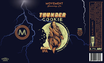 Thunder Cookie // Hazy IPA // 4 Pack-16oz cans