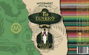 Tio Dinero // Mexican Lager // 4 Pack- 16oz cans