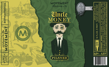 Uncle Money // Pilsner // 4 Pack- 16oz cans