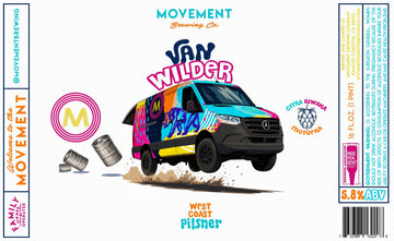 Van Wilder // West Coast Pilsner // 4 Pack- 16oz cans