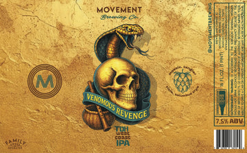 Venomous Revenge// West Coast IPA // 4 Pack-16oz cans